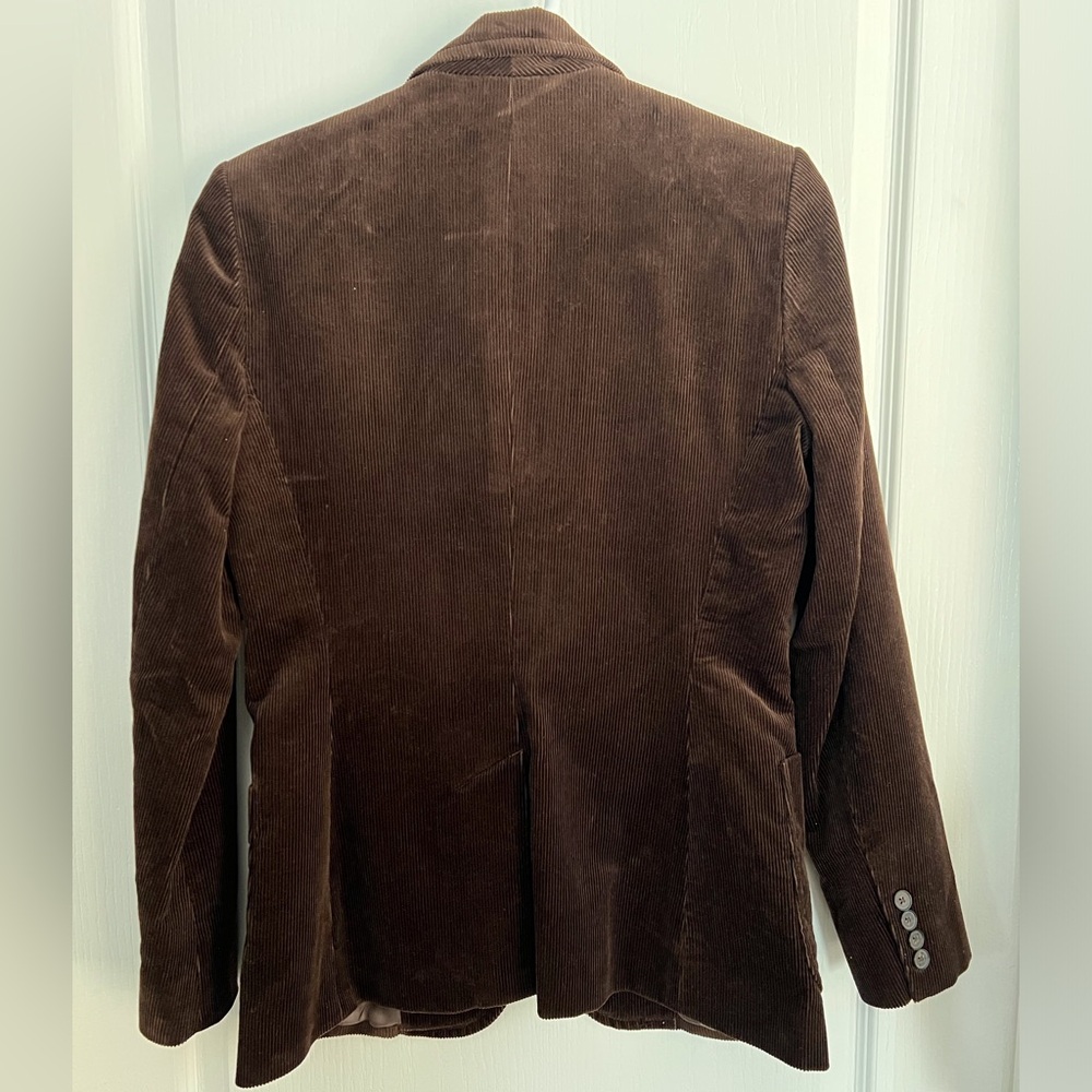 NWT POLO RALPH LAUREN CORDUROY BUTTON BLAZER JACKET DARK BEECH BROWN SIZE 6 - Picture 13 of 15